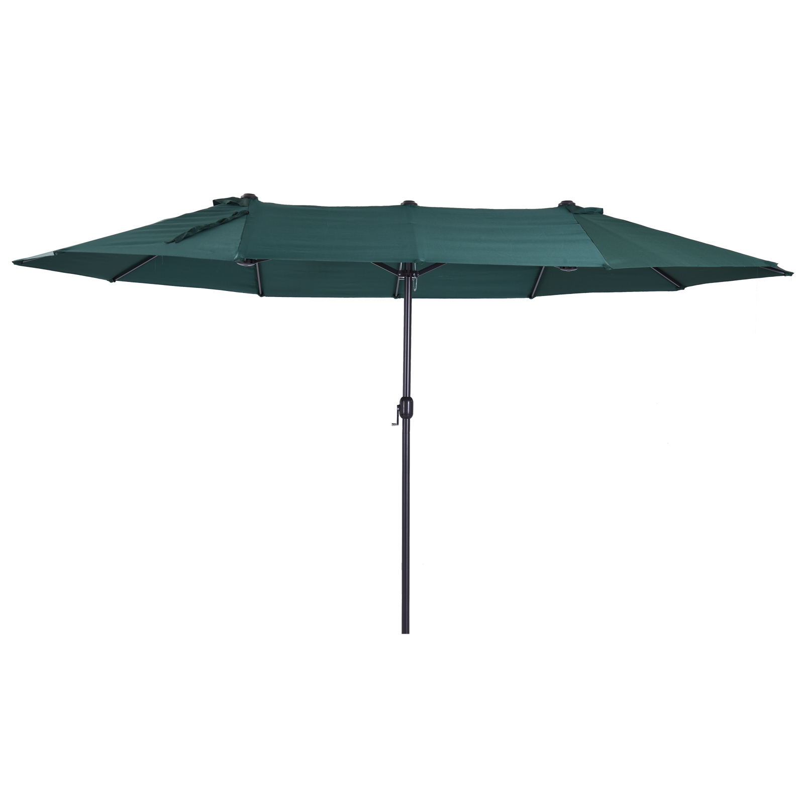 Green 4.6m Double Garden Parasol