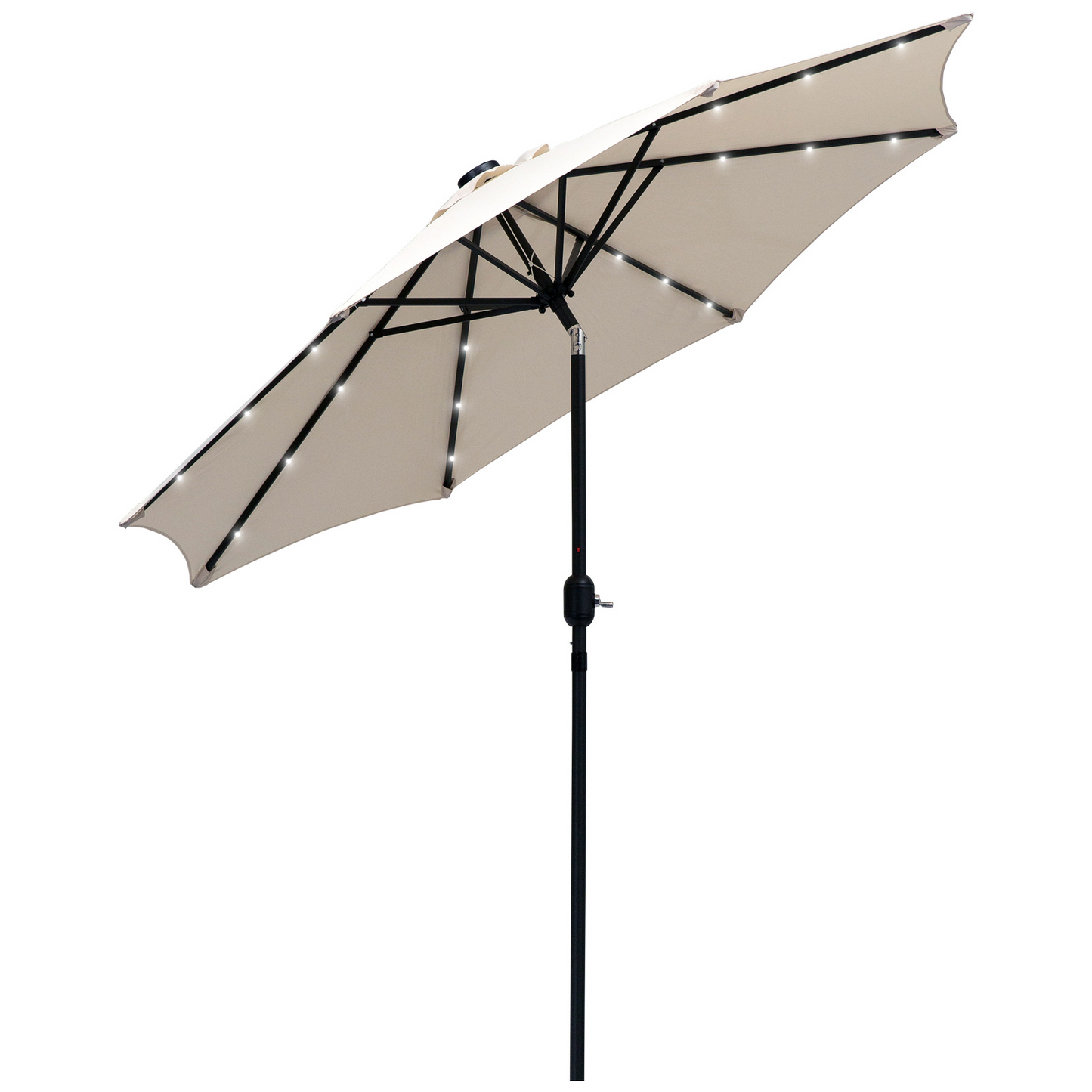 Cream 2.7m Patio Garden Umbrella