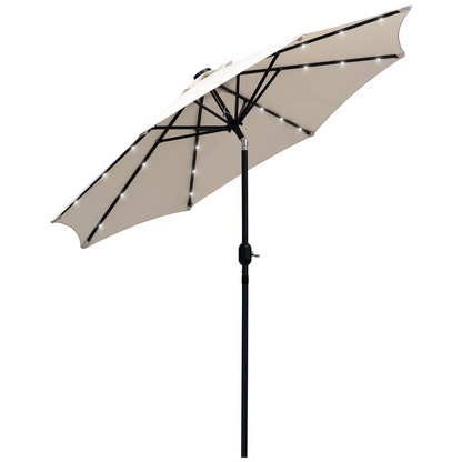 Cream 2.7m Patio Garden Umbrella