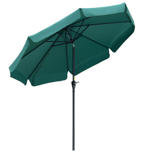 Green 2.7m Patio Parasol