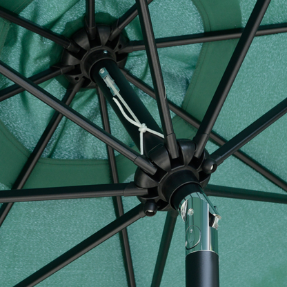 Green 2.7m Patio Parasol