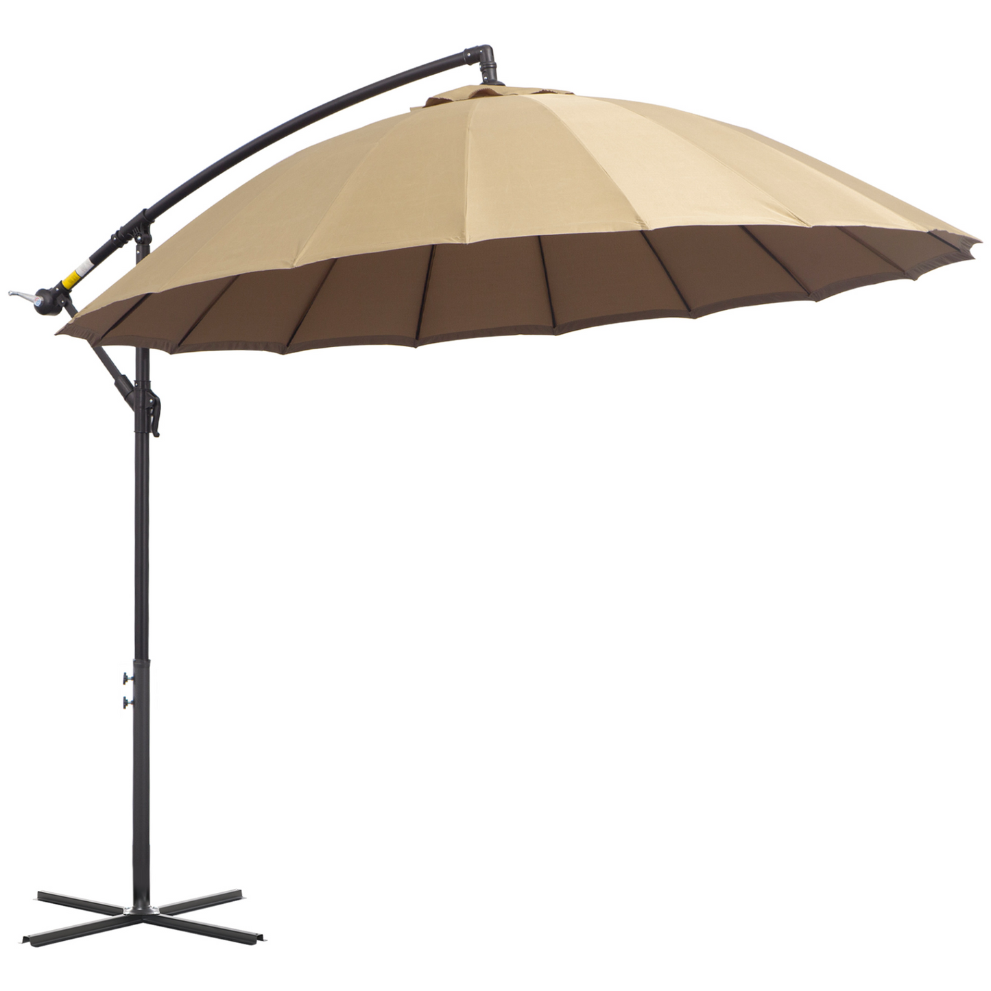 Beige Cantilever Shanghai Parasol