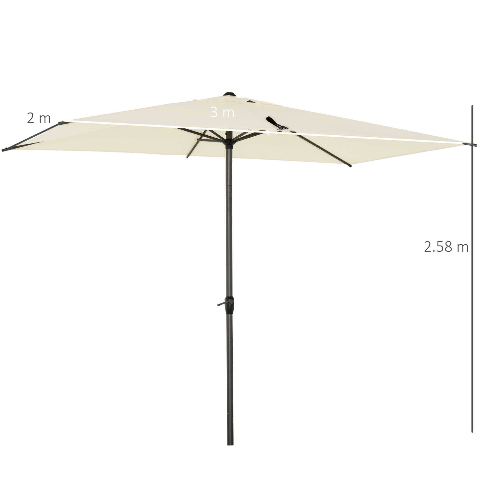 Beige Sun Parasols 