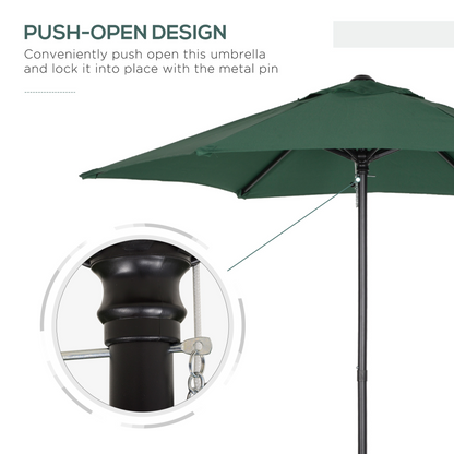 Green 2m Patio Parasols