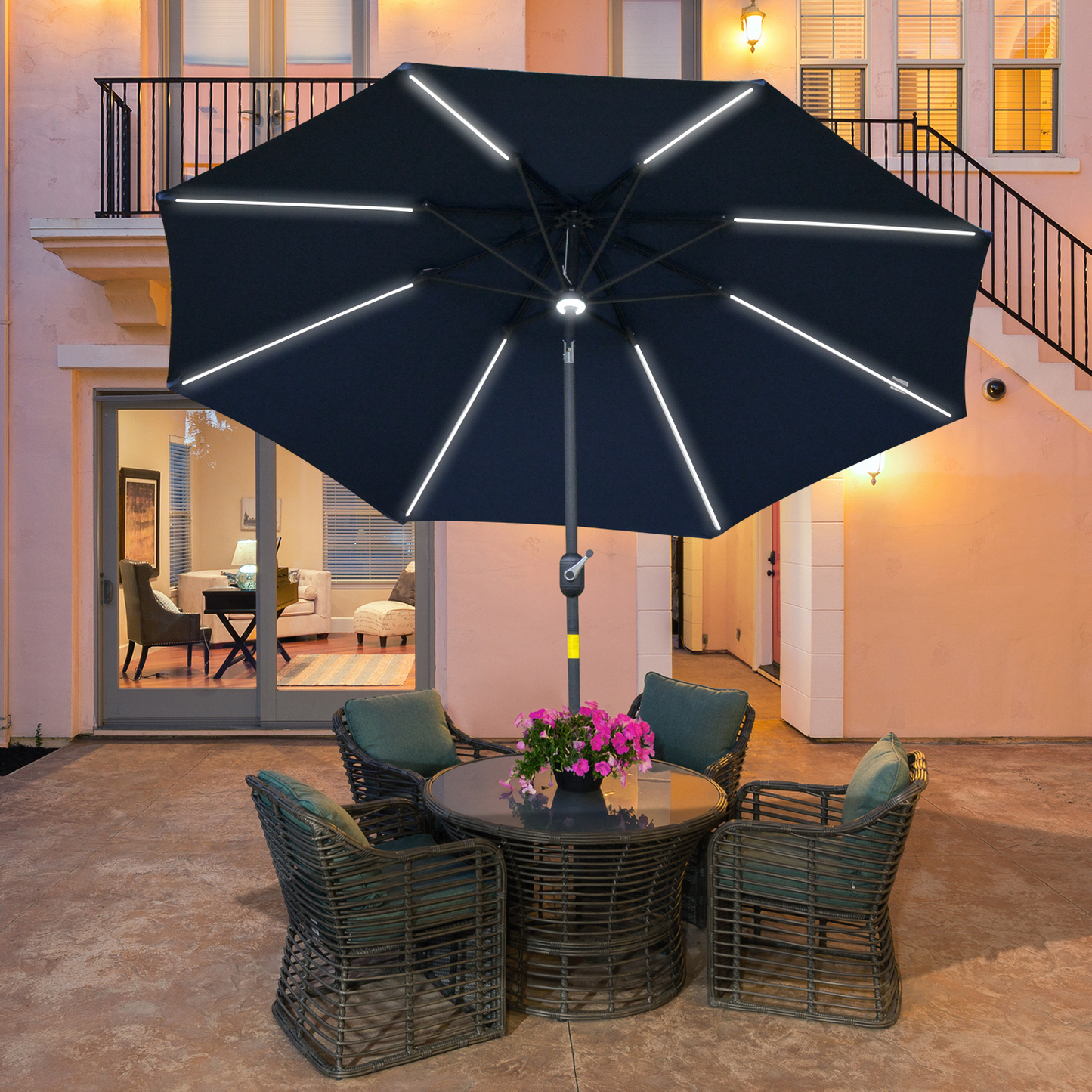 Blue Garden Parasol