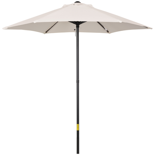 Cream White 2m Patio Parasols