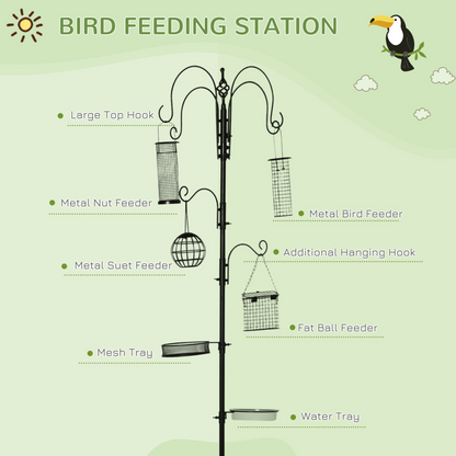 Pawhut Bird Feeding Station Kit