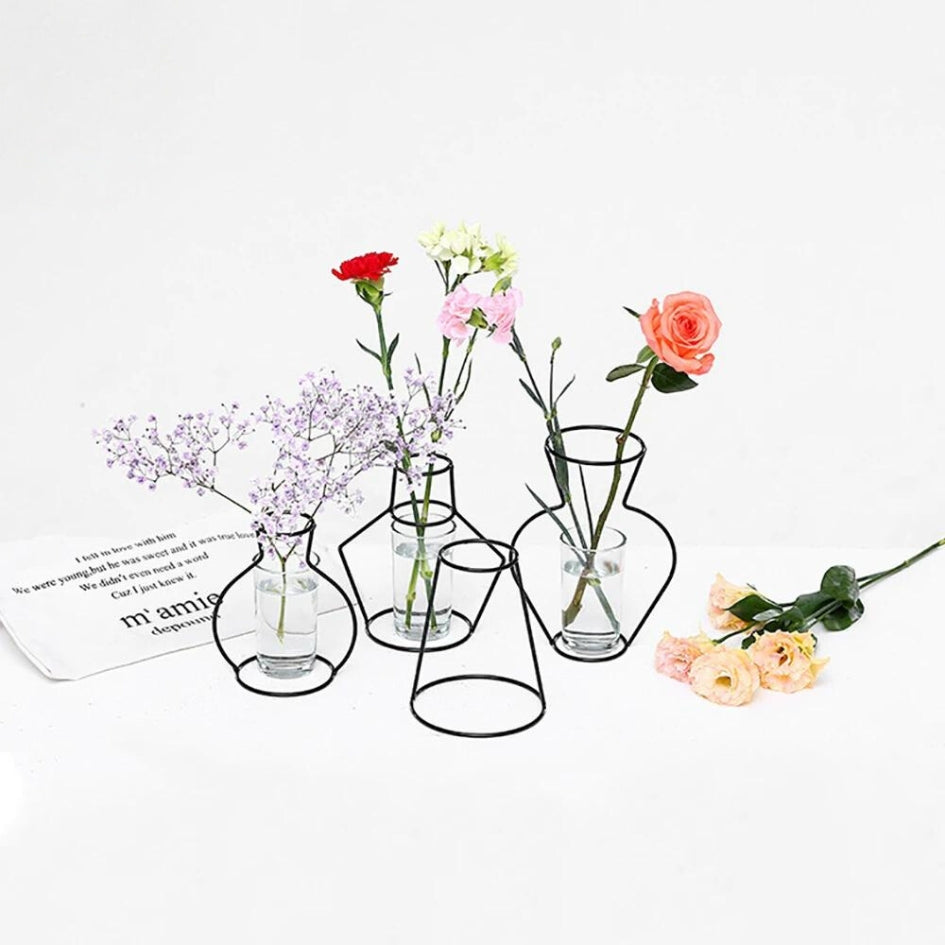 Retro Iron Wire Vase | Jscapes Home and Garden | Plant Pots