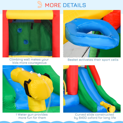 Water Slide 6 in 1 Bounce House