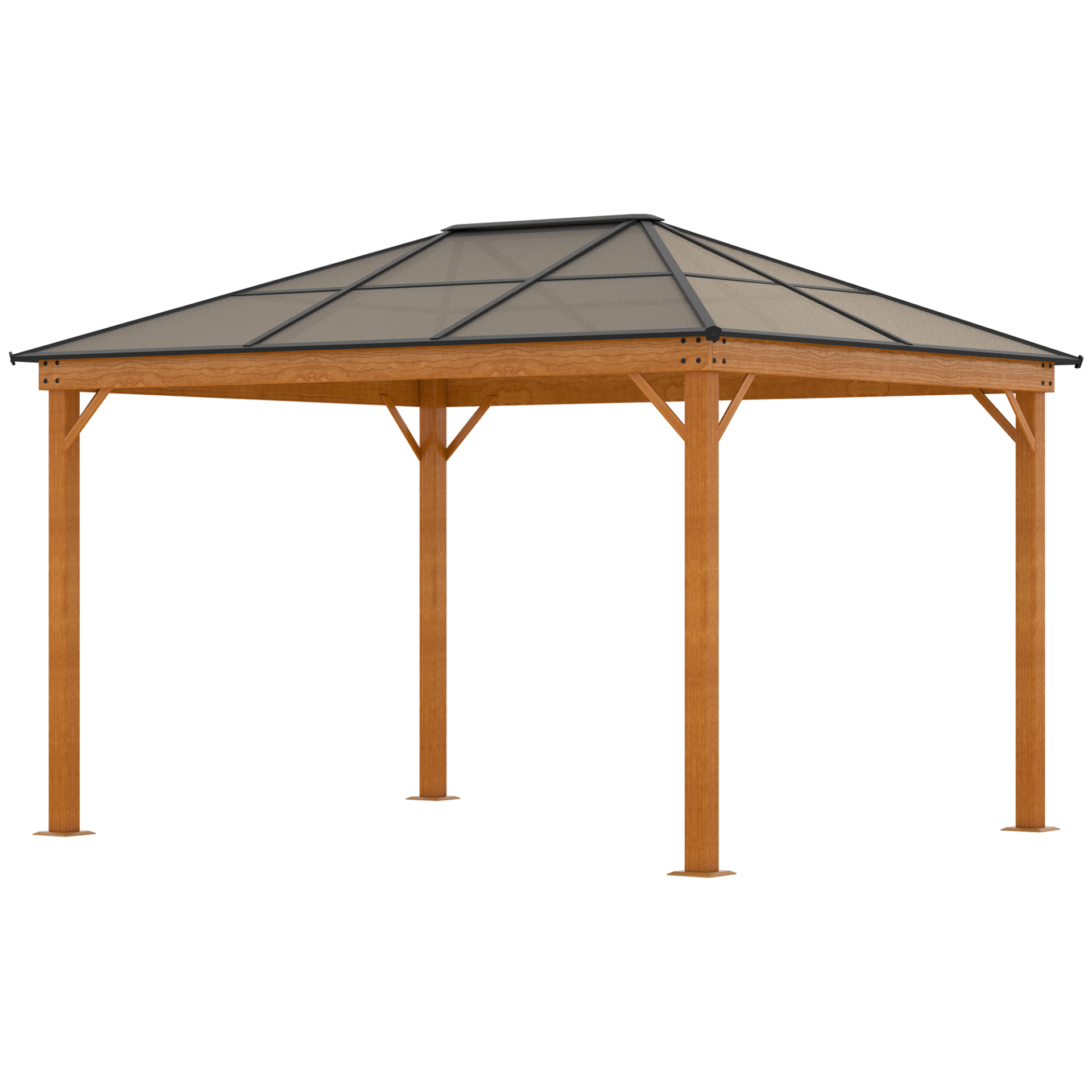 Hardtop Gazebo and Steel Frame | Jscapes Home and Garden