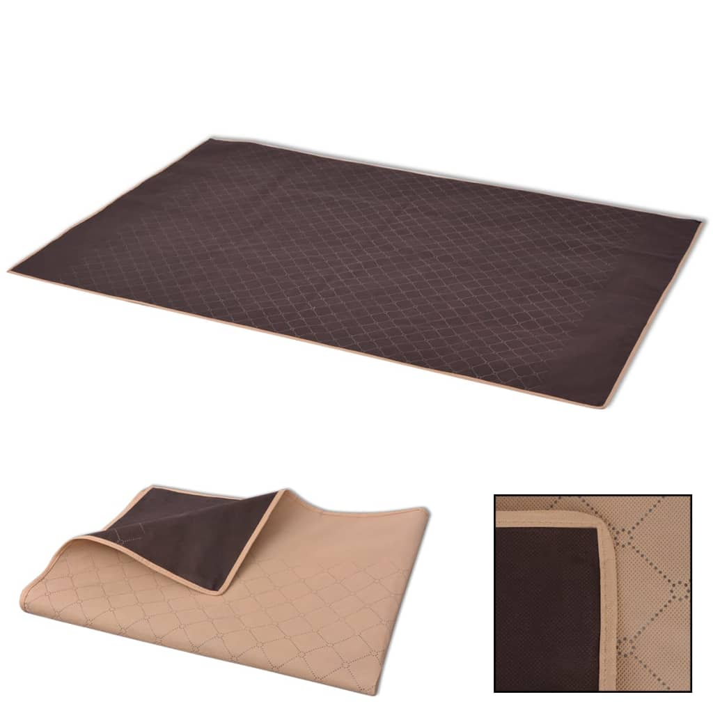 Picnic Blanket Beige and Brown