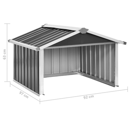 Garden Lawnmower Shed 92x97x63 cm