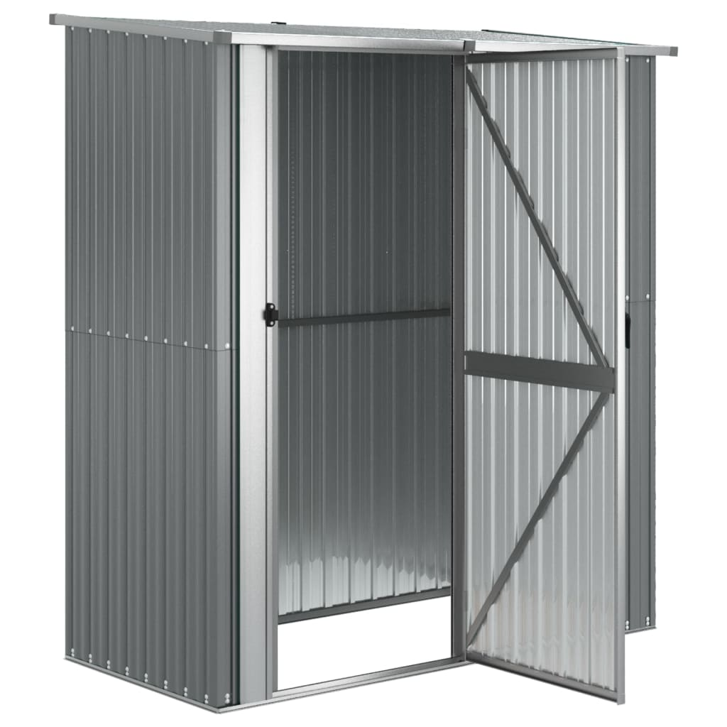 Garden Shed Grey 180.5x97x209.5 cm