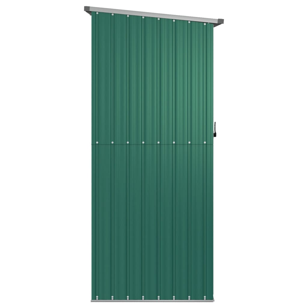 Garden Shed Green 180.5x97x209.5 cm