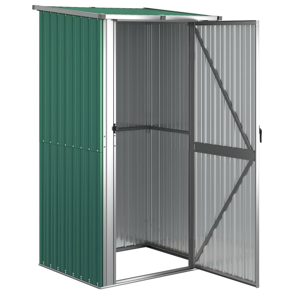 Garden Shed Green 118.5x97x209.5 cm