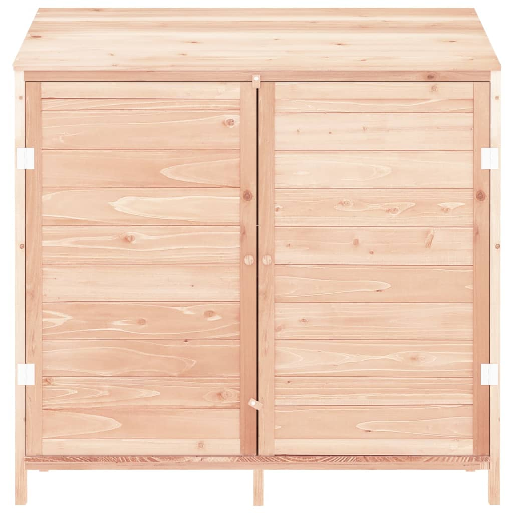 Garden Shed 102x52x112 cm Solid Fir Wood