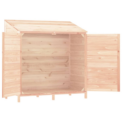 Garden Shed 102x52x112 cm Solid Fir Wood