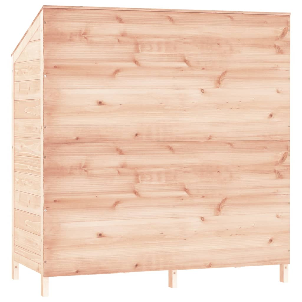 Garden Shed 102x52x112 cm Solid Fir Wood