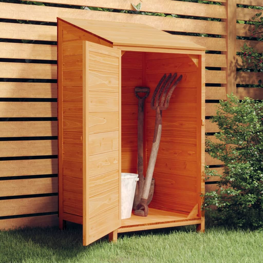 Garden Shed Solid Fir Wood  55x52x112 cm