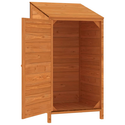 Garden Shed Solid Fir Wood  55x52x112 cm