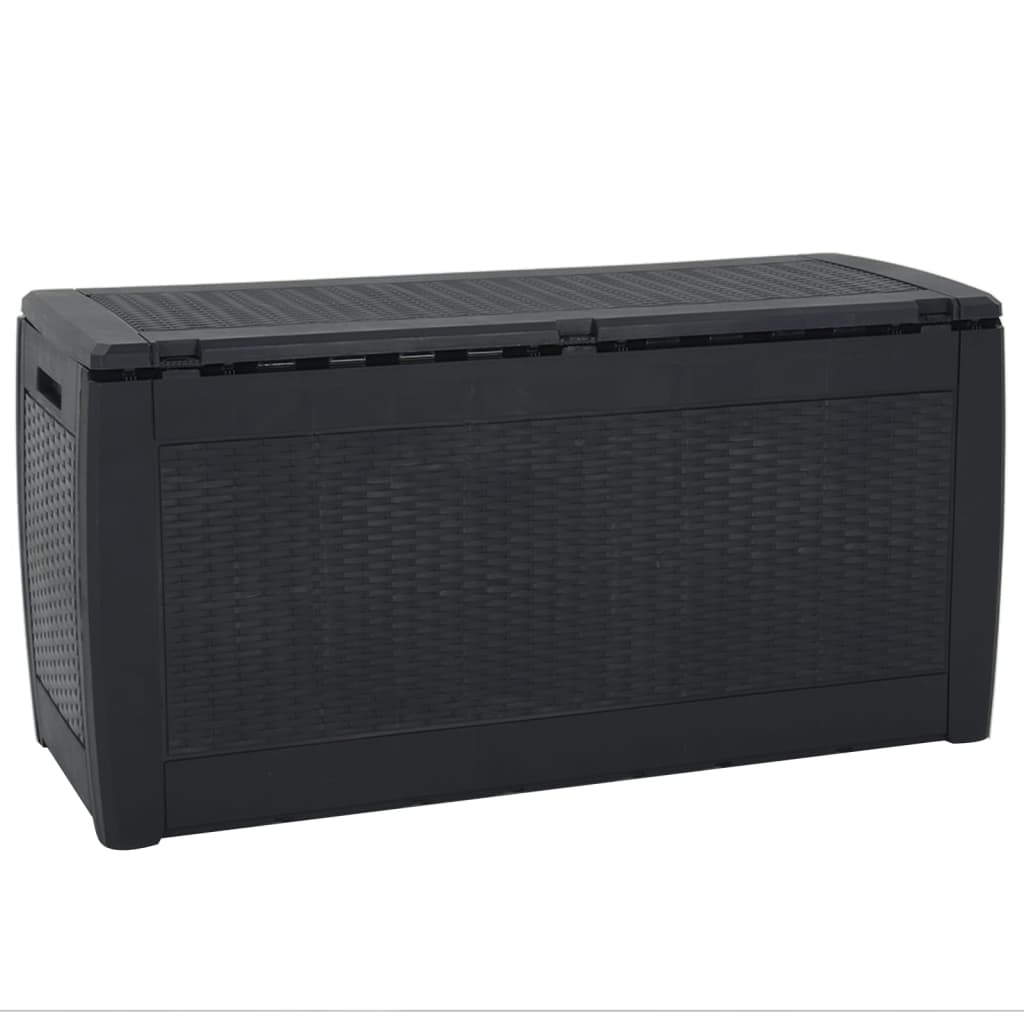 Anthracite Garden Storage Box 119x48x60 cm