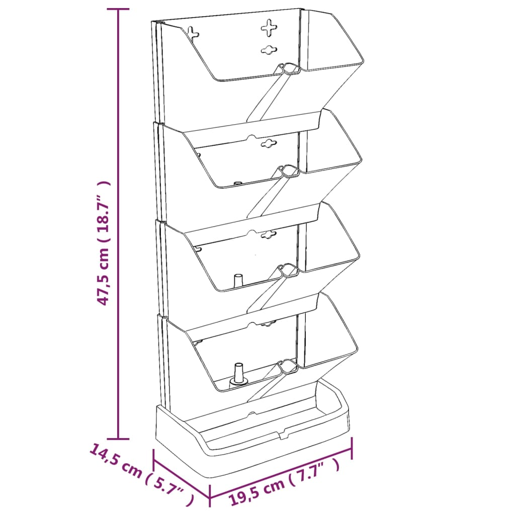 Vertical Garden Plant Set 4 pcs