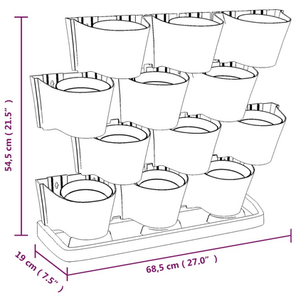 Vertical Garden Plant Set 12 pcs