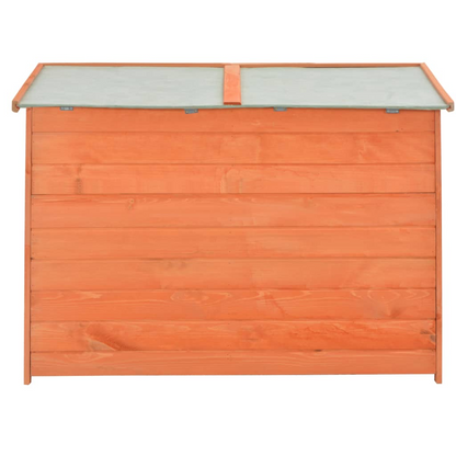 Garden Storage Shed 128x42x91 cm Wood