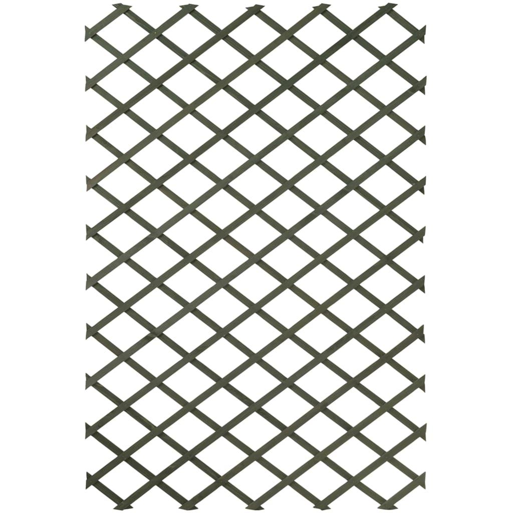 Set of 2 Wood Green Garden Trellises