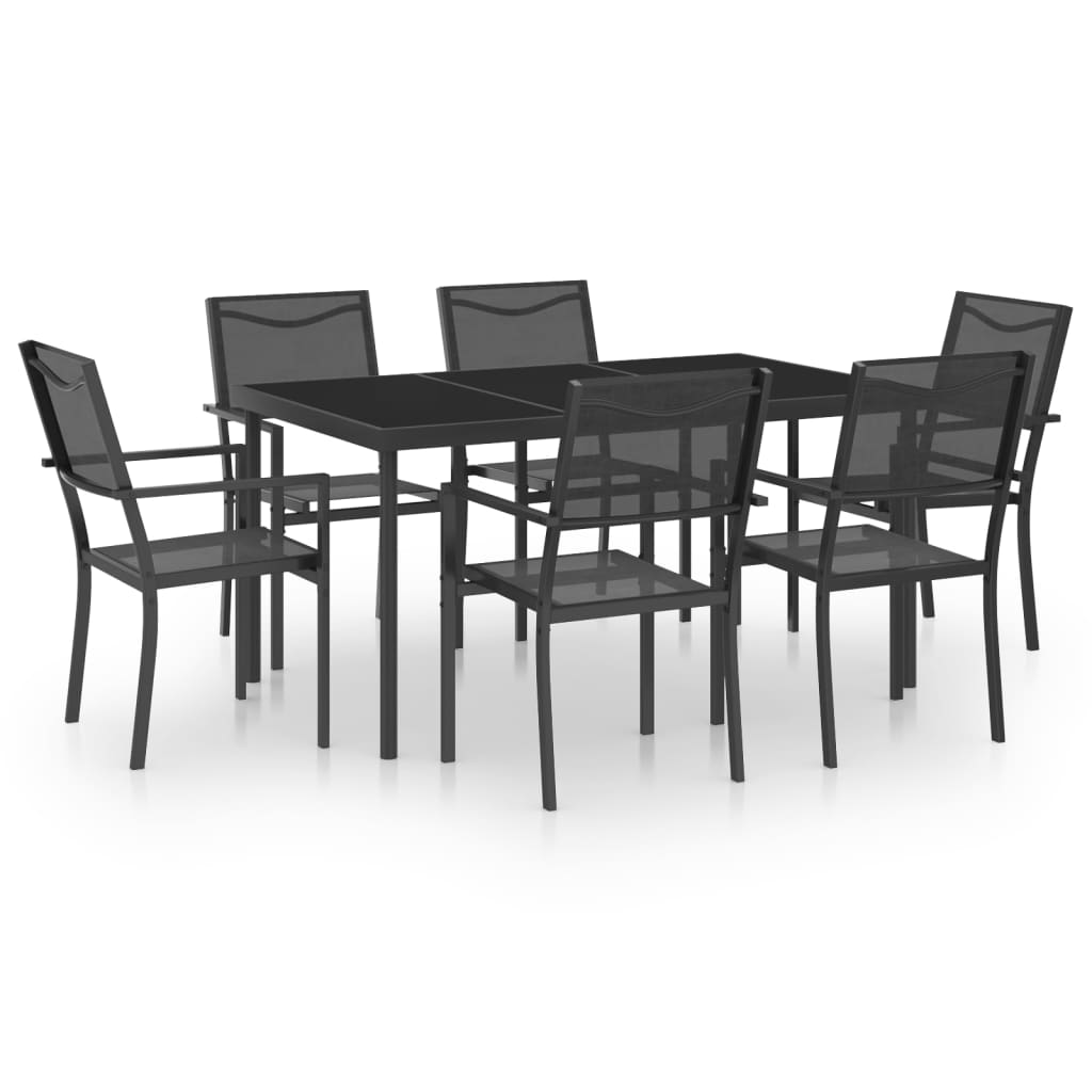 Large 7 Piece Outdoor Dining Set