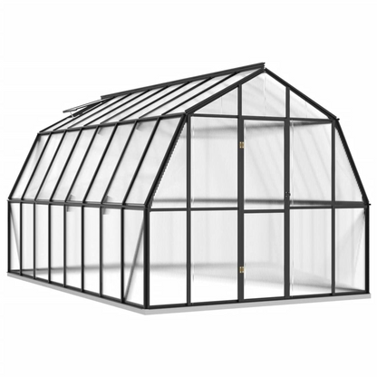 Aluminium Greenhouse with Base Frame 12.63 m²