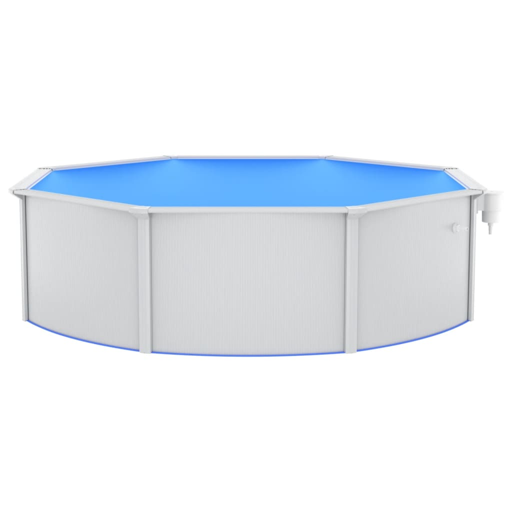 Swimming Pool with Safety Ladder 460x120 cm