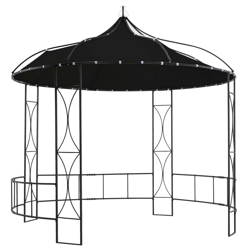 Round Anthracite Gazebo | Jscapes Home and Garden