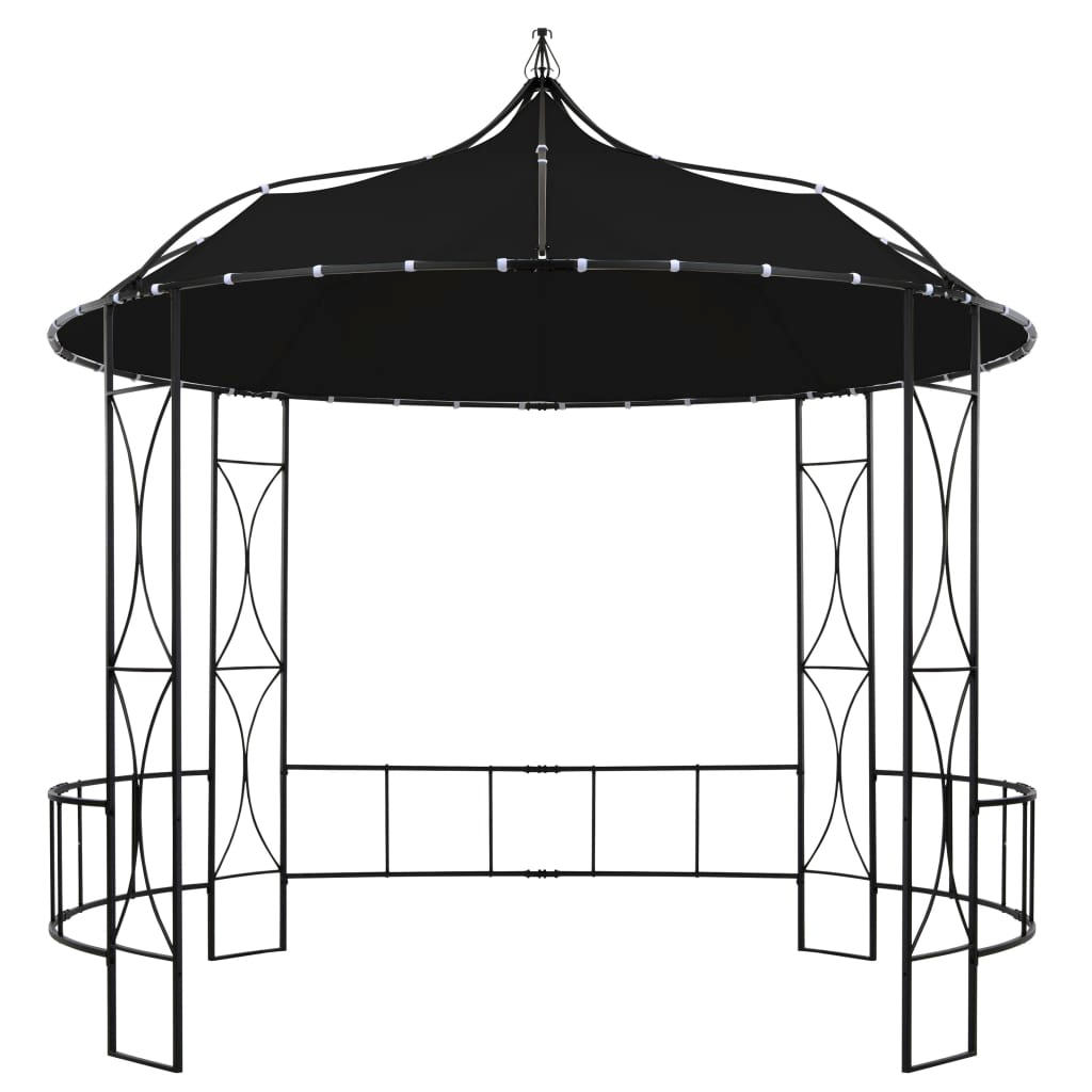 Round Anthracite Gazebo | Jscapes Home and Garden