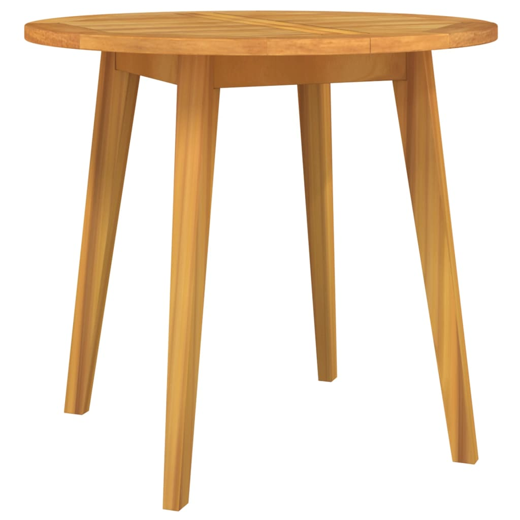  Solid Acacia Wood Garden Table 85x75 cm