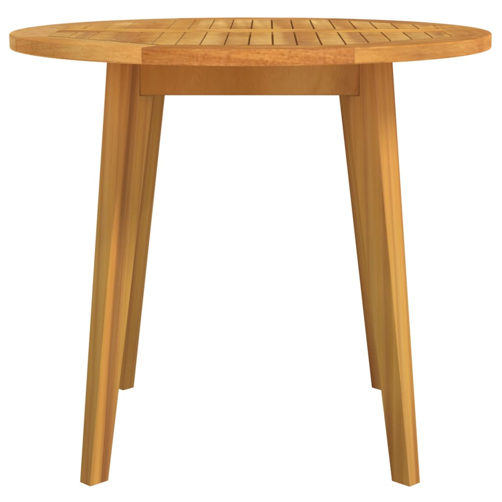  Solid Acacia Wood Garden Table 85x75 cm