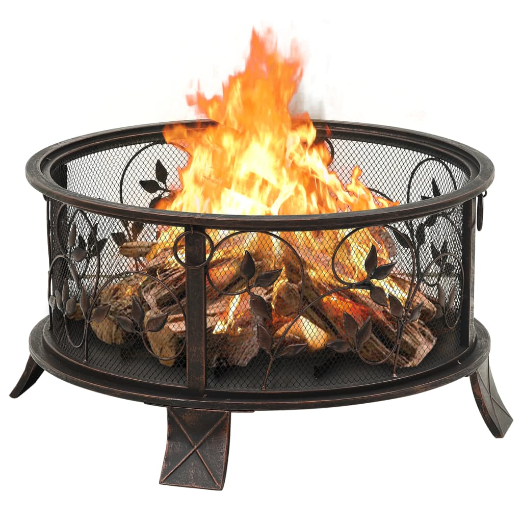  Rustic Fire Pit with Poker | Jscapes Home and Garden