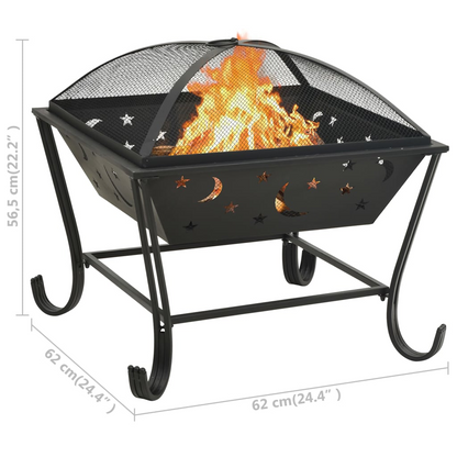 XXL Fire Pit with Poker | Jscapes Home and Garden