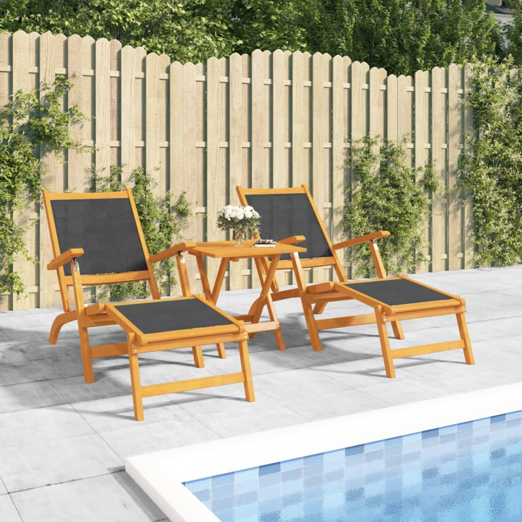 Set Of 2 Outdoor Deck Chairs | Jscapes Home and Garden