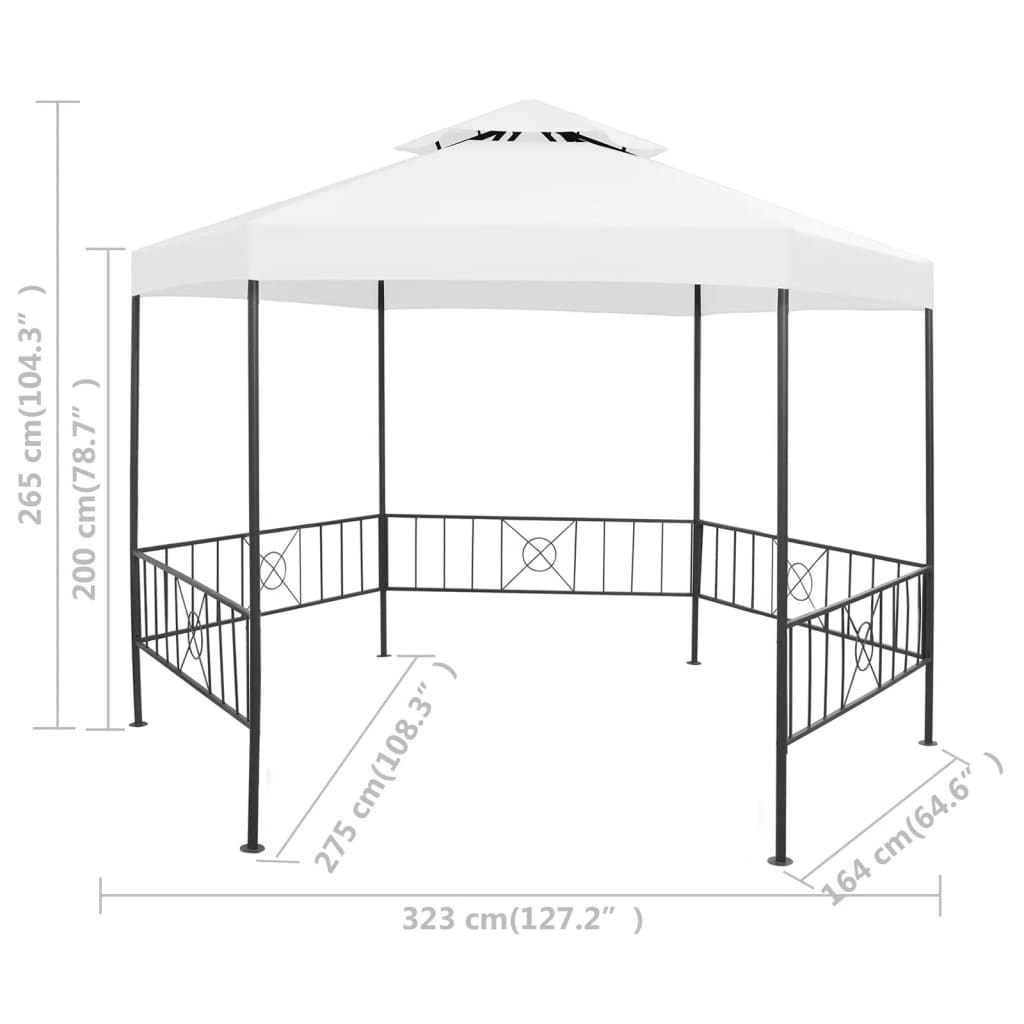 White Garden Gazebo