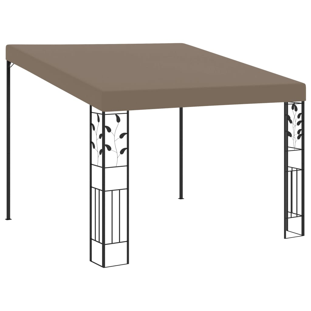 Taupe Wall-mounted Gazebo