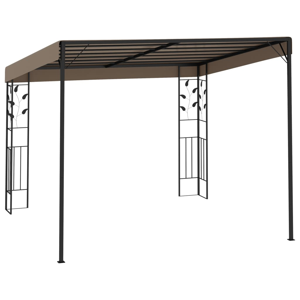 Taupe Wall-mounted Gazebo