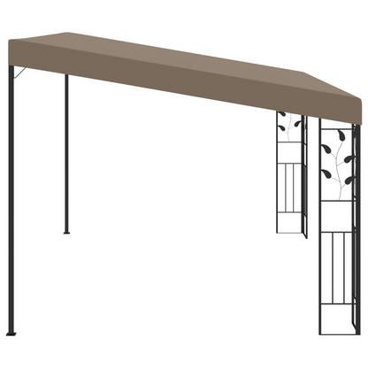 Taupe Wall-mounted Gazebo