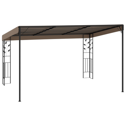 Taupe Wall-mounted Gazebo