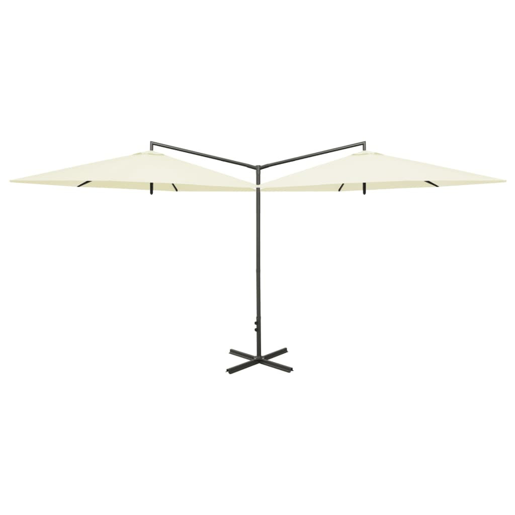 Double Parasol with Steel Pole | Jscapes Home and Garden