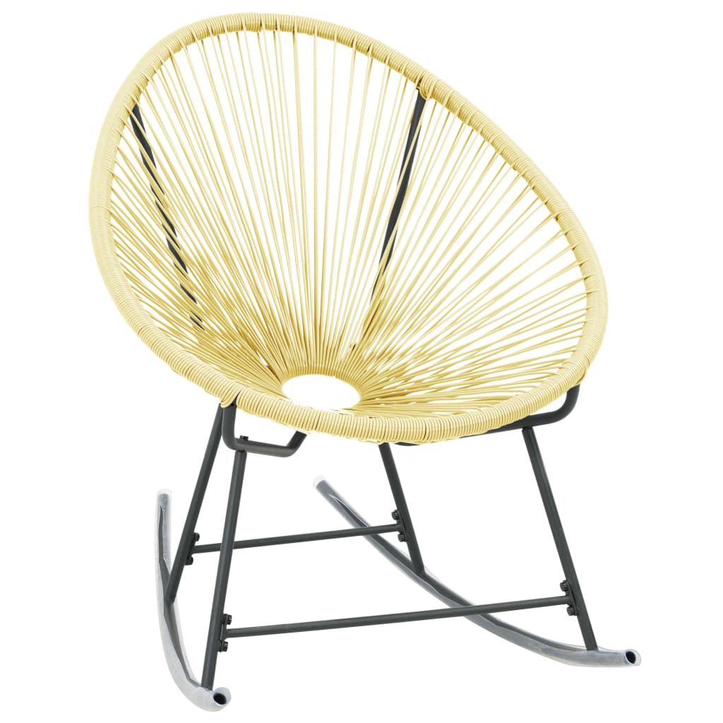 Poly Rattan Beige Outdoor Acapulco Chair