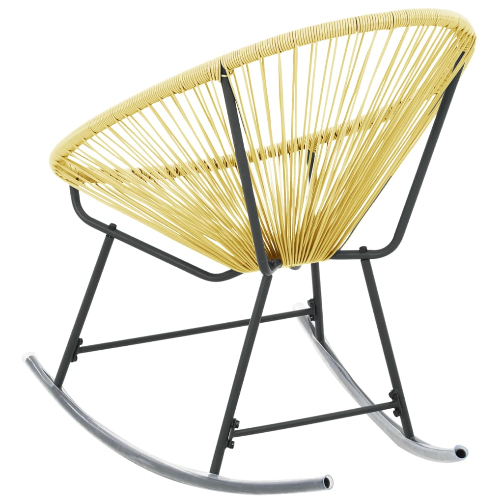 Poly Rattan Beige Outdoor Acapulco Chair