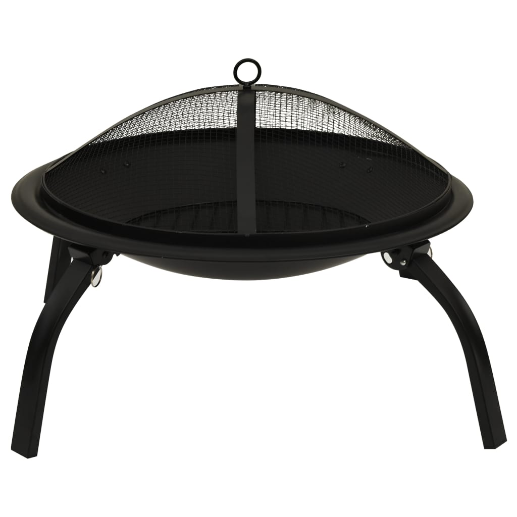 2-in-1 Fire Pit and BBQ with Poker | Jscapes Home and Garden