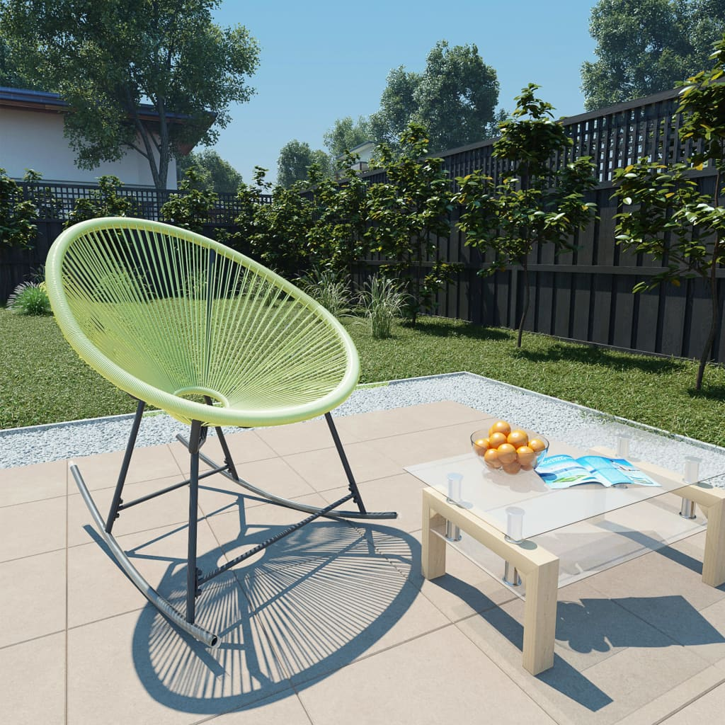 Poly Rattan Green Outdoor Acapulco Chair | Jscapes