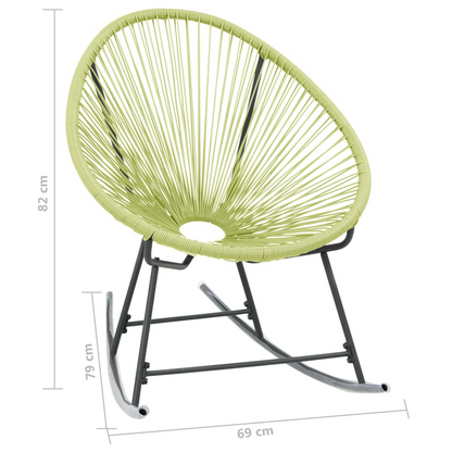 Poly Rattan Green Outdoor Acapulco Chair | Jscapes